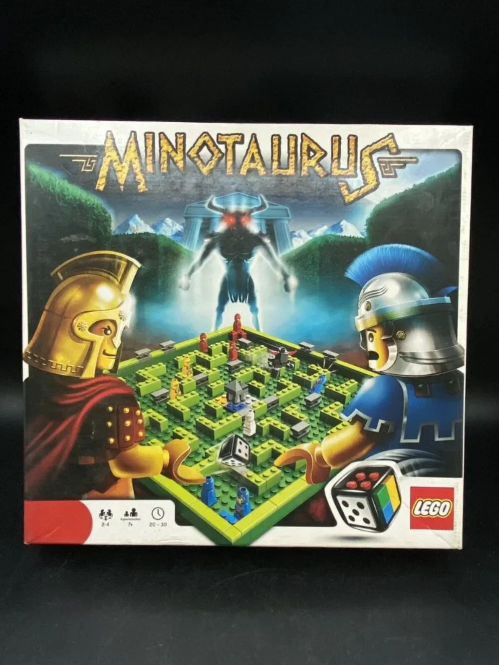 Lego Game Minotaurus 3841 Board Game Box Mini Figures Manuals READ